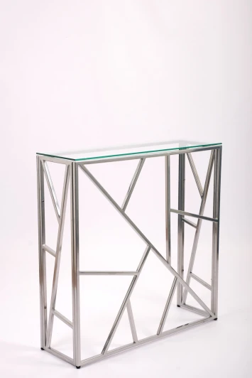 1054-CS clear Консольный стол AllConsoles 1054-CS clear серебряный
