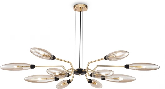 MOD012CL-12G Подвесная люстра Maytoni Ventura MOD012CL-12G (220V, на тросе)