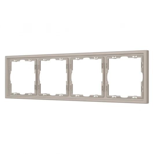 059460 Рамка пластиковая FRM-NOBE-SFPL-4-CA (Arlight, Кашемир) 059460
