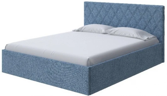 1937828 PROxSON Кровать Fresco Plus (Ткань: Жаккард Tesla Деним) 180x200
