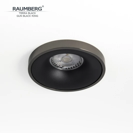 TerraBk\GBk Встраиваемый светильник Raumberg TerraBk\GBk Black\Gun Black