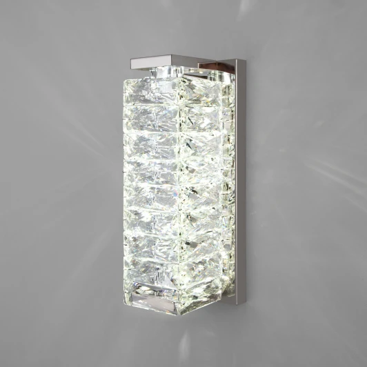 40259 LED хром Настенный светильник с хрусталем Eurosvet Blitz 40259 LED хром (220V)