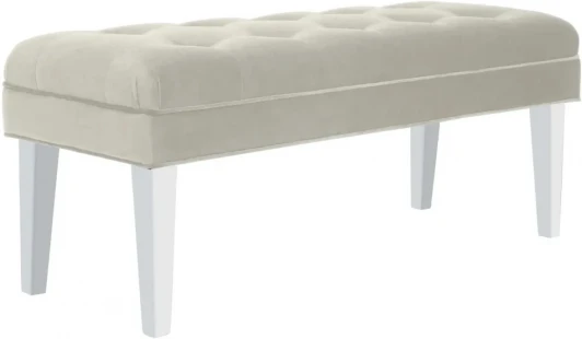 341341 Банкетка Adel ОГОГО (арт.341341), (Ткань/Белый)