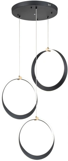 V000072L Подвесной светильник 14014/3P Black Indigo Parade V000072L (регулировка яркости, LED, 220V, пульт управления, на проводе)