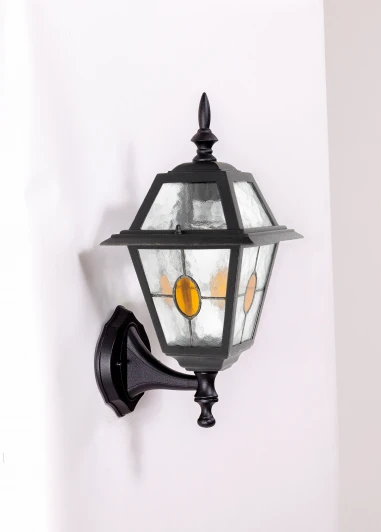 91101/04 lgY Bl Настенный фонарь уличный FARO lead GLASS 91101/04 lgY Bl Oasis Light