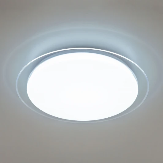 CL734480G Потолочный светильник RGB круглый Citilux Спутник CL734480G (LED, 220V, пульт управления, круглые, звездное небо)