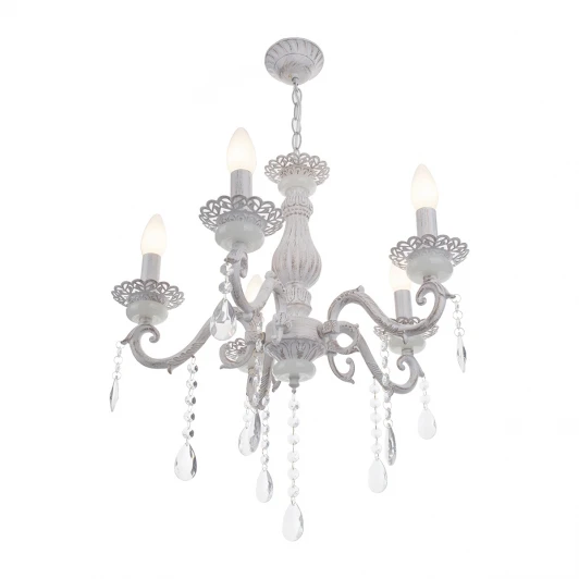 270/5-Whitepatina Подвесная люстра IDLamp Milana 270/5-Whitepatina