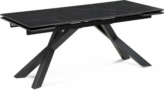 588052 Керамический стол Хеме 180 (Хеме 180(240)х90х77 shakespeare black / черный) Woodville арт.588052