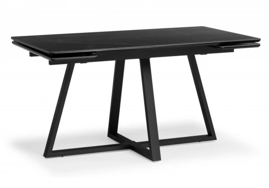 622883 Кухонный стол Notta Памелла 120(180)х80 shakespeare black / черный