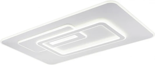 10294/3LED Потолочный светодиодный светильник Escada Rung 10294/3LED 182Вт, металл/акрил, белый (регулировка яркости, 220V, пульт управления)