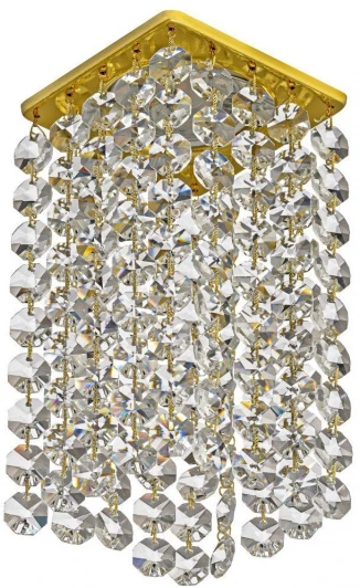 Tayo GU10.5.14.8x8.710 G Встраиваемый светильник хрустальный Dio D'Arte Tayo Gold GU10.5.14.8x8.710 G