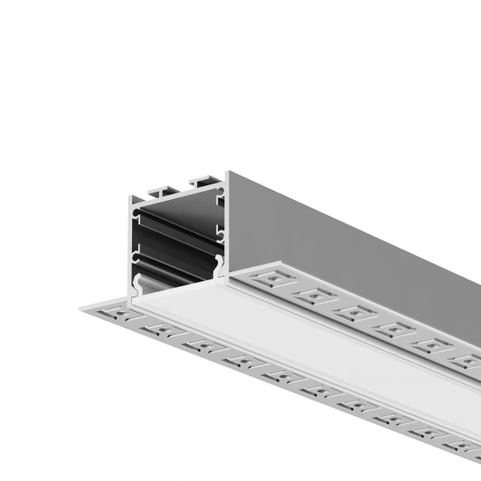 636010 Алюминиевый профиль встраиваемый скрытого монтажа 72x36 серебро 2 м Maytoni Led Strip 636010