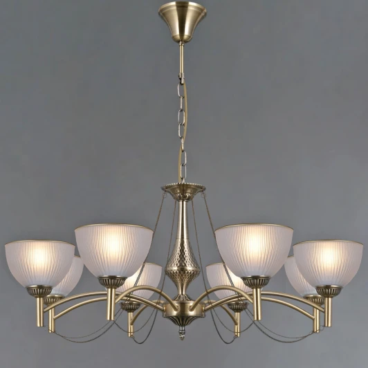 IL0653-8PSQ-25AB ELITE Подвесная люстра ILLUMICO IL0653-8PSQ-25AB ELITE