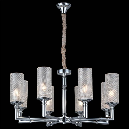 IL8683-8P-10 CR Подвесная люстра ILLUMICO IL8683-8P-10 CR (220V, на цепи)