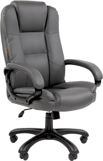 CHAIRMAN 600 Компьютерное кресло CHAIRMAN 600 (Пластик,Экокожа/Серый)