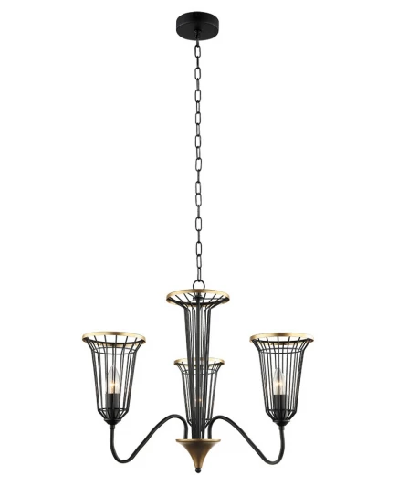 4016/3P-BK-GD Подвесная люстра Lumien Hall Блис 4016/3P-BK-GD