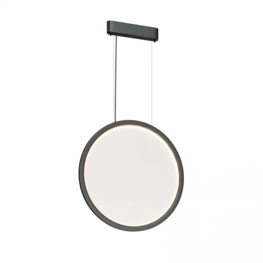 DK6607-BK Подвесной светильник вертикальный 35 Вт, LED 2700-6000K, IP20, пульт Д/У черный, алюминий, акрил Denkirs Veil DK6607-BK