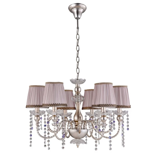 ALEGRIA SP6 SILVER-BROWN Подвесная люстра Crystal Lux Alegria SP6 SILVER-BROWN