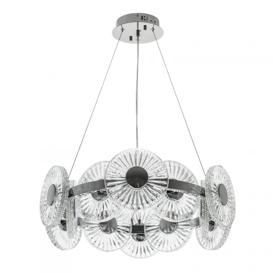 MS.1831.12 CR Подвесная люстра светодиодная с пультом с регулировкой цветовой температуры Modelux MODESTYLE MS.1831.12 CR