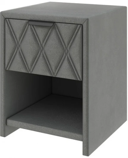 2027992 PROxSON Тумба Side (Ткань: Велюр Forest 520 Темно-серый) 44x45