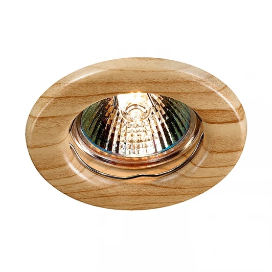 369713 Встраиваемый точечный светильник Novotech Wood 369713