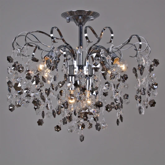 08285-0.4-06 CR Потолочная люстра хрустальная на штанге Reluce 08285-0.4-06 CR (220V)