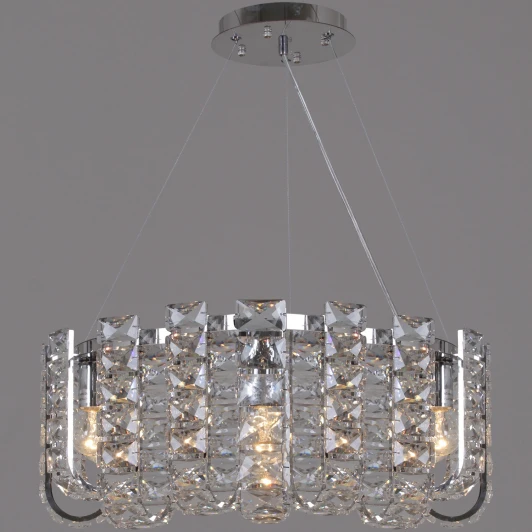 02507-0.4-08 Подвесная люстра хрустальная Reluce 02507-0.4-08