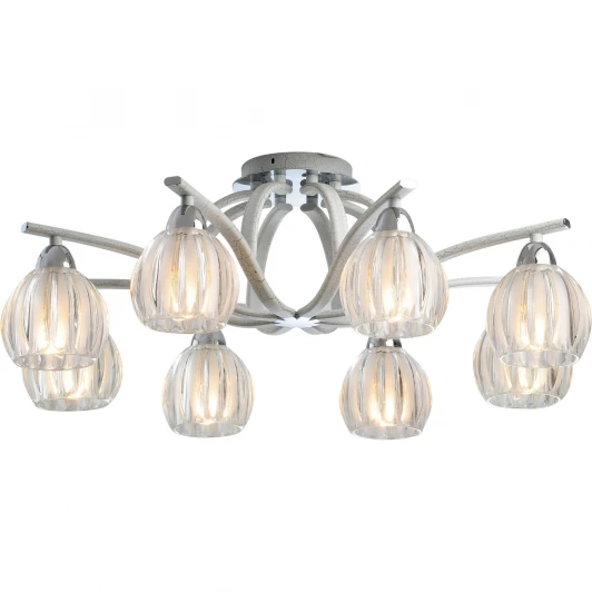 409-08-73CWC chrome + white crack Потолочная люстра N-Light 409 409-08-73CWC chrome + white crack