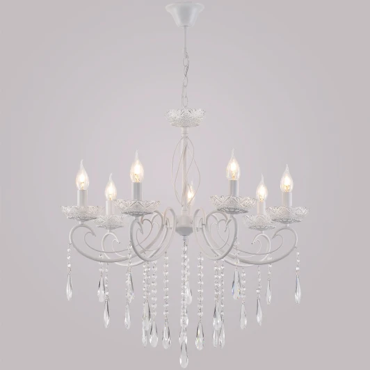 04207-0.4-07 WH Подвесная люстра Reluce 04207-0.4-07 WH (220V, подвески, на цепи, подсвечник, свеча)