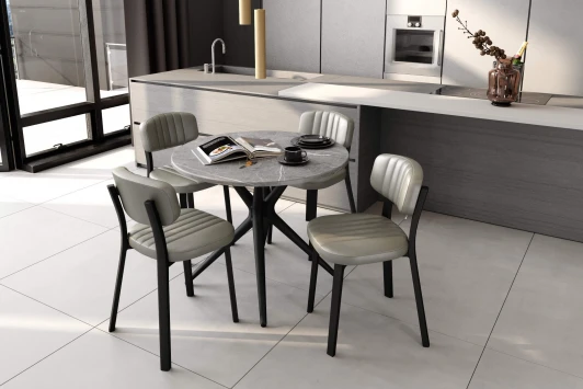 4430570602 Стул Sheffilton SHT-S85-C1 дымчатый/черный 4430570602