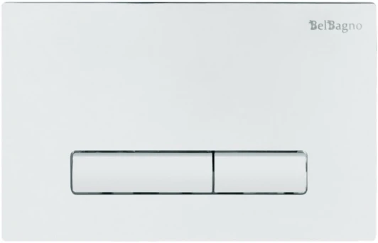 BB018-GV-BIANCO Кнопка смыва BelBagno Genova BB018-GV-BIANCO белая