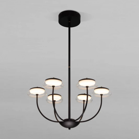 50388 LED Черный Потолочная люстра на штанге Eurosvet Fungo 50388 LED черный (220V)