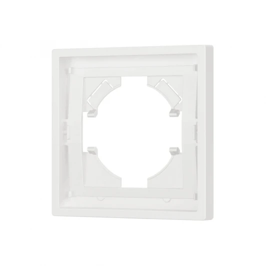 054645 Рамка пластиковая FRM-TENDO-SFPL-1-WH (Arlight, Матовый белый) 054645