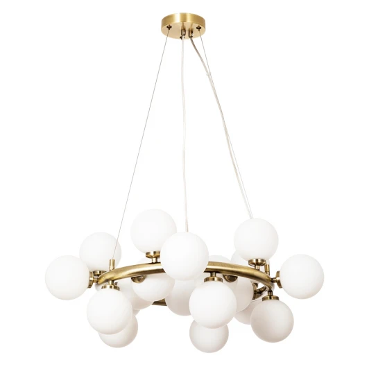 A3988SP-20AB Подвесная люстра Arte Lamp Bolla-Piccolo A3988SP-20AB (220V, на тросе, шарики, молекулы)