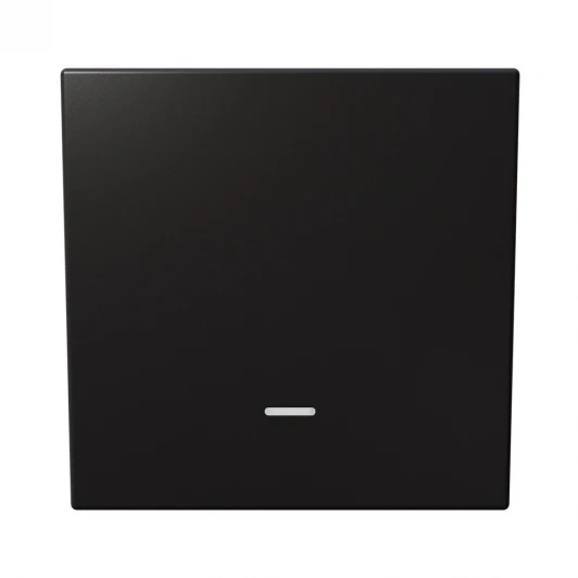 FD3011NNI Выключатель одноклавишный с подсветкой (никель) Jasmart FD FD3011NNI