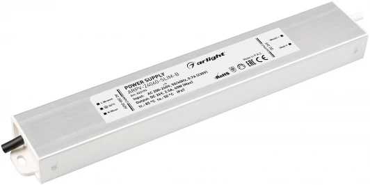 022193 Блок питания ARPV-24060-SLIM-B (24V, 2.5A, 60W) (IP67 Металл) 022193 Arlight ARPV