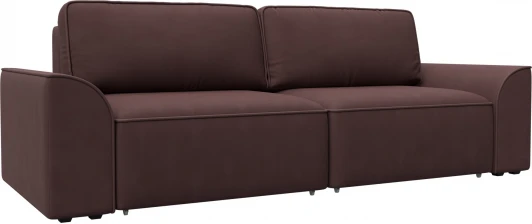 128235 Диван прямой Лига-048 НПБ Лига Диванов (Замша) арт.128235