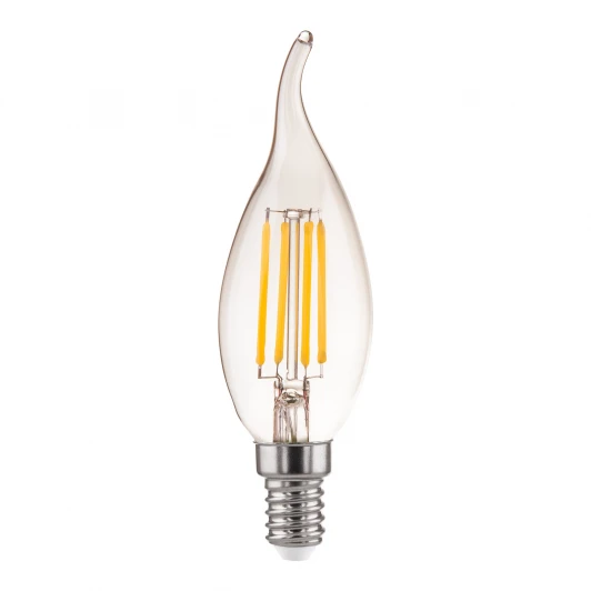 BL159 Лампочка светодиодная свеча на ветру прозрачная E14 5W 4200K Elektrostandard BL159