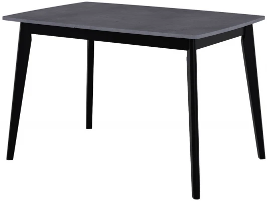 RF 0009 Стол Oslo раскладной 120-160x80x76см, Бетон Портленд, черный Bradex Home RF 0009