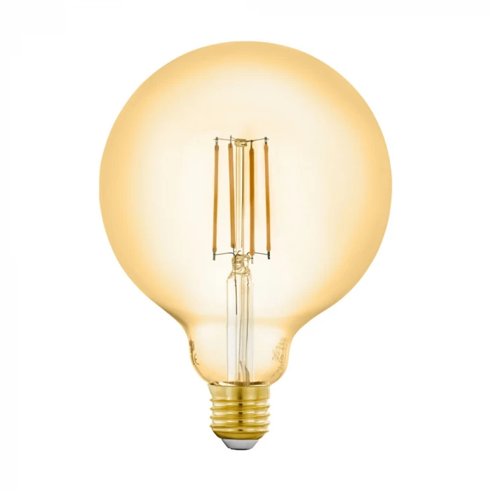 Лампочка светодиодная филаментная прозрачная/желтая шар E27 6W Eglo Lm_led_e27 12573