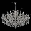 HOLLYWOOD SP20+10 CHROME Люстра подвесная хрустальная Crystal Lux Hollywood, 20 ламп , хром с прозрачным