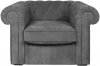 328751 Кресло Chesterfield ОГОГО (арт.328751), (Ткань/Серый)