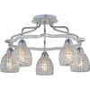 412-05-13CWC chrome + white crack Потолочная люстра N-Light 412 412-05-13CWC chrome + white crack