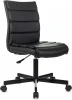 CH-320M/BLACK Кресло Бюрократ CH-320M черный эко.кожа крестов. металл черный пластик черный