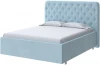 2022546 PROxSON Кровать Classic Large (Ткань: Велюр Teddy Морозная свежесть) 160x190