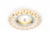 D5533 W/GD Встраиваемый точечный светильник Ambrella Дизайн С Узором И Орнаментом Гипс D5533 W/GD