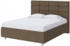 1922785 PROxSON Кровать Shapy без основания (Ткань: Рогожка Тетра Ореховый) 80x200