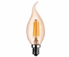 098356-2,33 Лампочка светодиодная свеча на ветру желтая колба E27 6 Вт 2700K Kink Light 098356-2,33