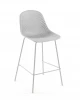 070434 Барный стул La Forma (ex Julia Grup) Quinby (Белый/ Сталь,Полипропилен,Металл,Пластик)