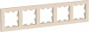 ATN000205 Рамка на 5 постов (бежевый) Systeme Electric AtlasDesign ATN000205